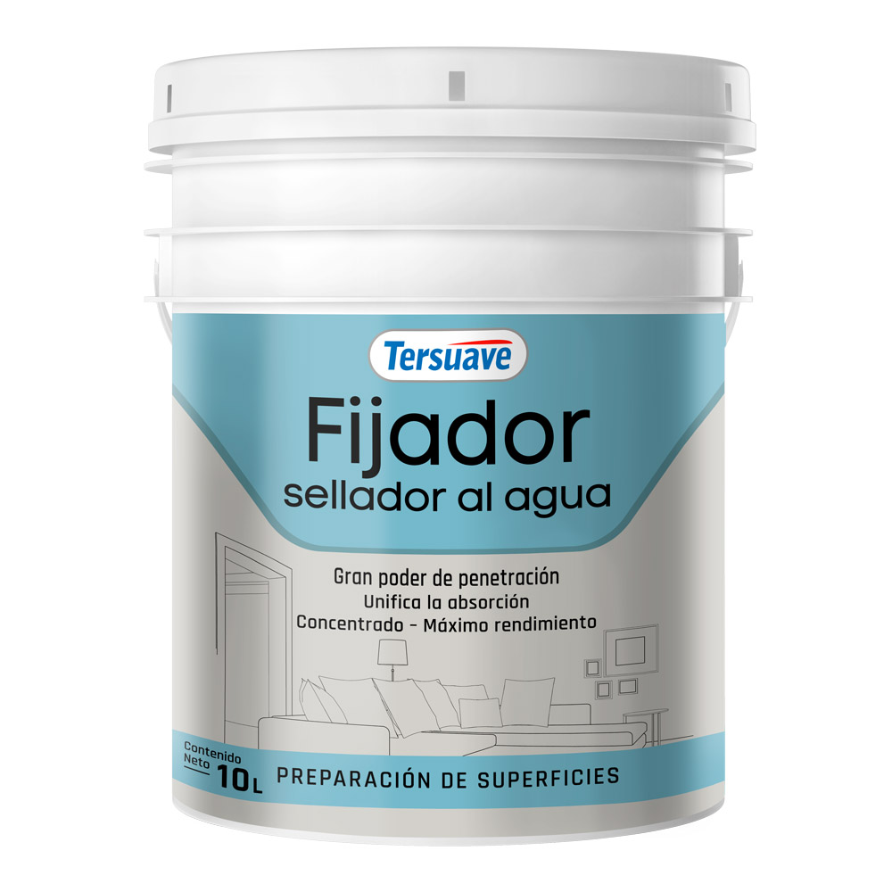 Fijador sellador al agua 10 L (1) Fijador sellador al agua 10 L 1