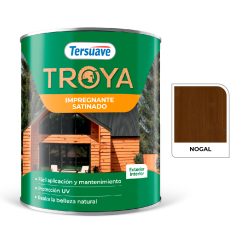 Impregnante Para Madera Satinado Nogal 1 L Troya