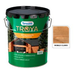 Impregnante Para Madera Satinado Roble 20l Troya Tersuave