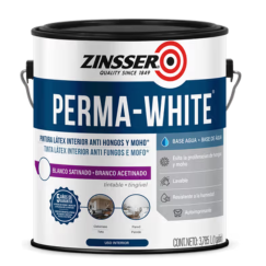 Látex Interior Perma White Satinado 3.78 L Zinsser