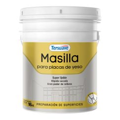 Masilla Para Placas 16 Kg Lista Para Usar Tersuave