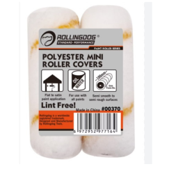 Repuesto Rodillo Poliéster 4" Rollingdog 2 Piezas