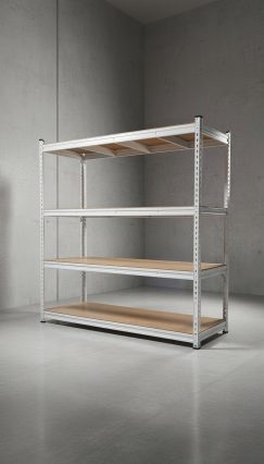 Estanteria blanca 200Kg COD. 11001 I01