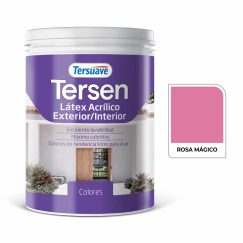 Látex Tersen Acrilico Ext/Int Rosa Magico 1L. Tersuave