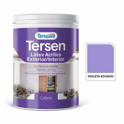 Látex Tersen Acrilico Ext/Int Violeta Efusivo 1L. Tersuave