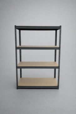 Estantería Gris 4 Estantes Con Placa De MDF 5mm 150Kg Por Estante 183 x 120 x 50 Cm