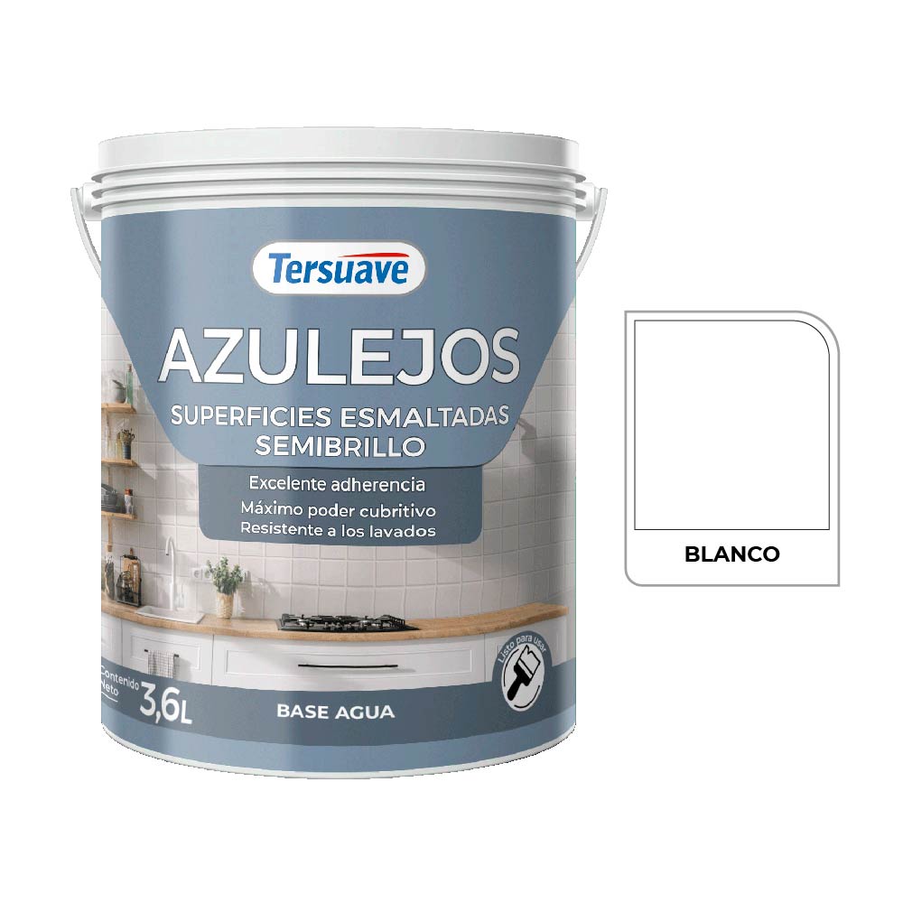 AZULEJOS TERSUAVE BLANCO 3,6L (1) AZULEJOS TERSUAVE BLANCO 36L 1