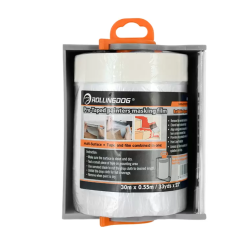 Capa Plástica Electroestática Encintada Con  Aplicador 55cm Rd