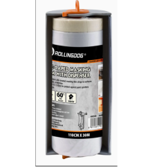 Capa Plástica Electroestática Encintada Con  Aplicador 110cm Rd
